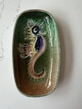 Isle of Wight Pottery Jo Lester Trinket Dish Seahorse