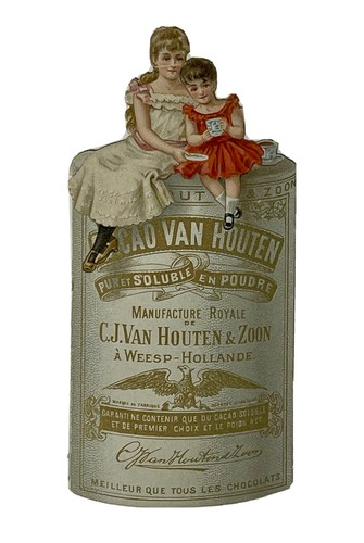 Victorian die cut advertising - die,