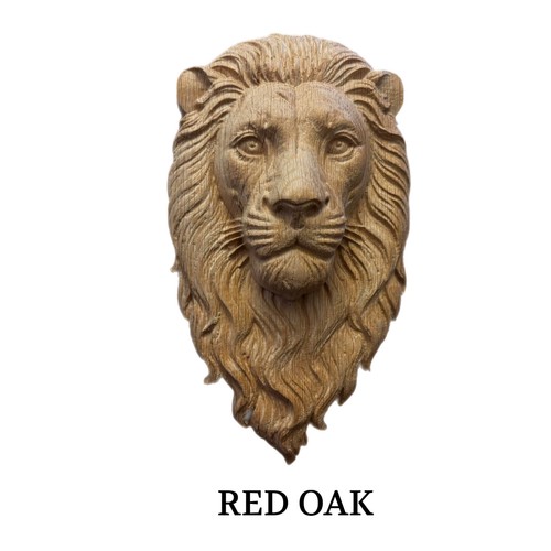 Lion head hand carving corbel - lion,