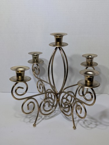 Vintage gold tone brass arm - tone,