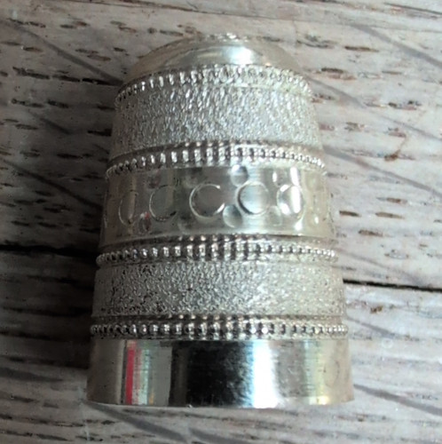 925 silver thimble engraved - 925,