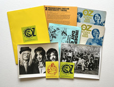 OZ MAGAZINE OBSCENITY TRIAL . Friends of Oz press kit 1971.