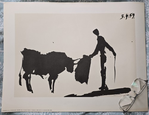 Picasso lithograph print - picasso, by