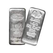 1 Kilo Silver Bar - Random