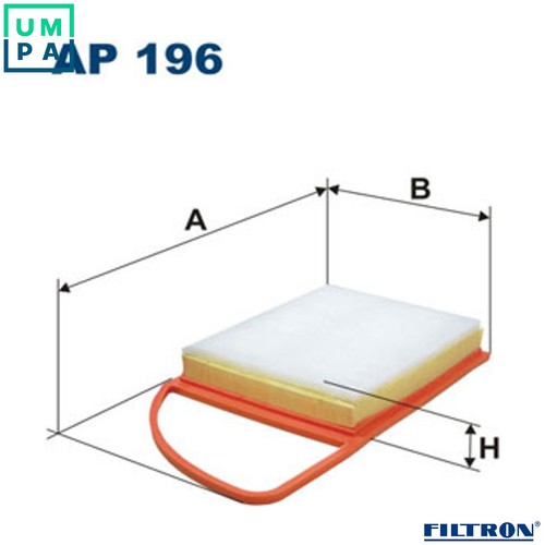 Air filter 196 for gaz - filter,