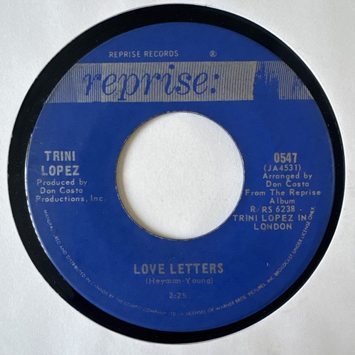 Trini lopez love letters 7 - lopez,