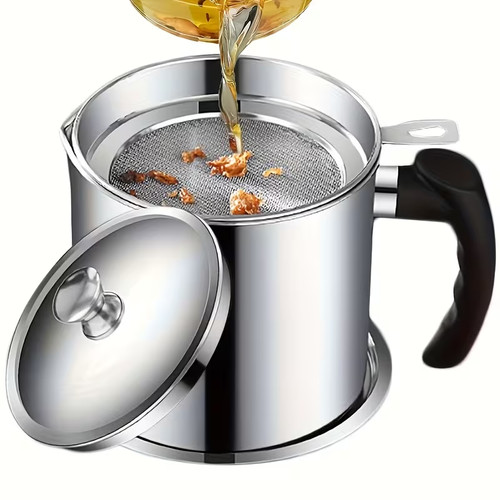 Stainless steel grease storage - steel,