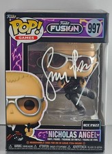 Simon Pegg Signed Autographed Funko Pop Fusion #997 Nicholas Angel Hot Fuzz