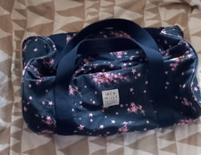 Jack Wills Duffle Bag - Dark Blue and Pink Stars