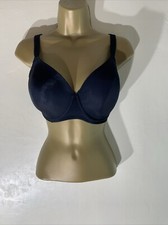 Womens Next Holly Uk 30FF Plain Black Padded Underwired Casual T-shirt Bra