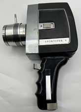 Vintage Bell & Howell Sportster V 8mm Cine Movie Camera - Retro Film Collectible