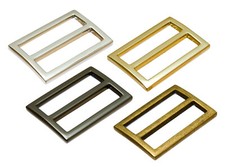 32mm Metal Tri Glide Slide Buckles 4 Colors