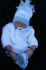 hand knitted baby boys