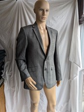 M&S Mens Blazer Grey Machine