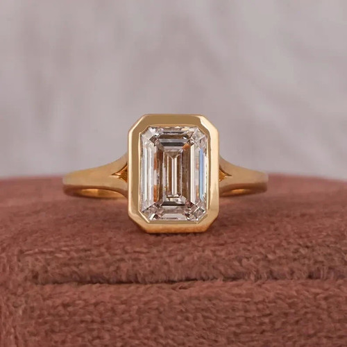 Emerald cut ct white - emerald, 4.10