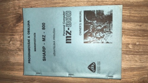 Manual for sharp - manual, mz-800