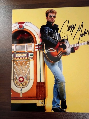George michael signed - signed, 8x10