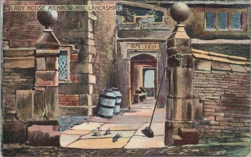 Lancashire postcard lady - postcard:,