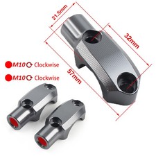 Mirror Mount/ Master Cylinder Clamp Gray for BMW F900XR S1000XR R1200R F850GS