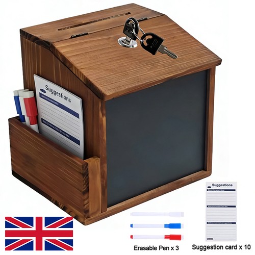 Wooden suggestion box - wooden, jar
