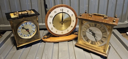 Joblot vintage clocks x3 - joblot,