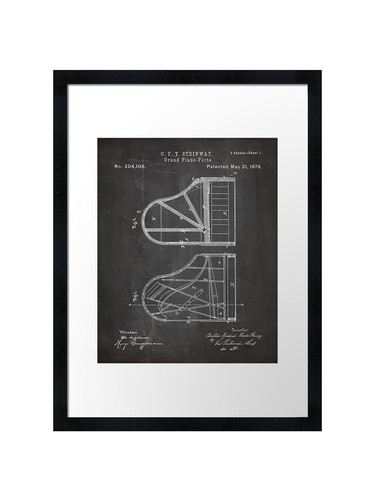 Steinway grand piano patent - steinway,