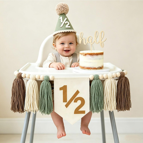 1st birthday highchair banner - 1st,