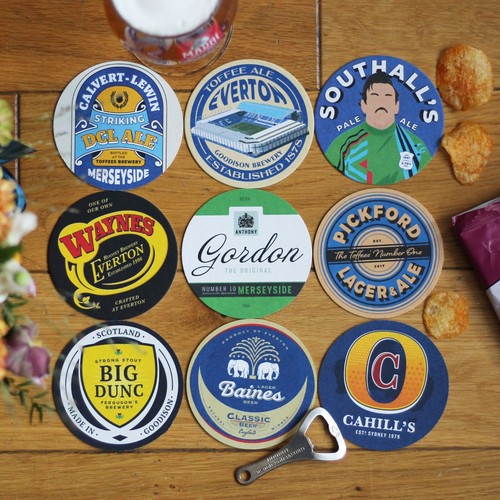 Everton football beer - everton, mats