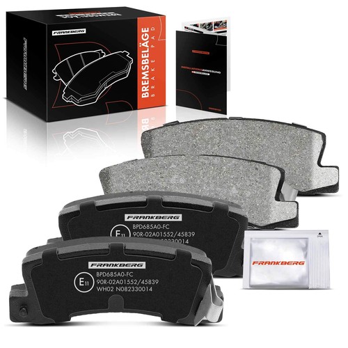 Brake pads set - pads, rear for