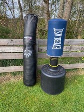  Pair of Punch Bags - Everlast Free Standing and One Hung from a Support