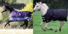 SHIRES TEMPEST LIGHT MEDIUM WEIGHT 180G STANDARD NECK HORSE TURNOUT RUG