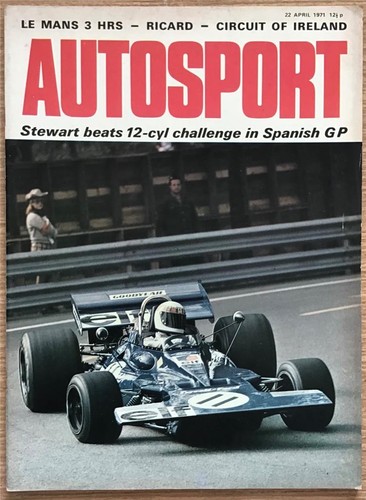 Autosport magazine apr 1971 - magazine,