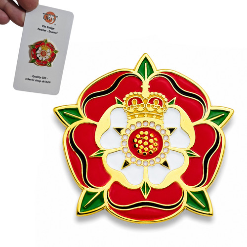 Hampshire rose pin badge - rose,