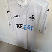 Swansea City Shirt Mens football Jersey 2016/17 Joma Home medium #27