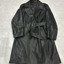 40s WW2 DESPATCH COAT Leather