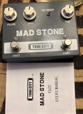 Tone City Mad Stone Germanium Fuzz with Octave Guitar Effect Pedal