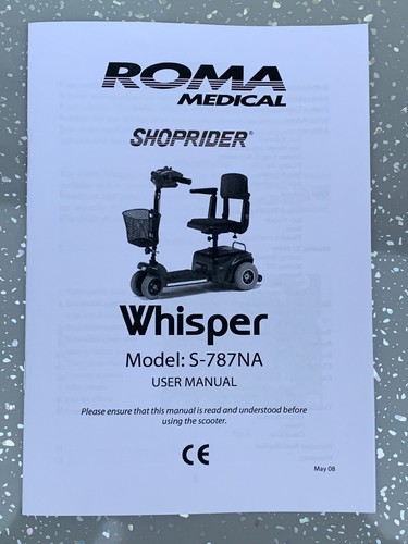 Shoprider whisper wispa - shoprider,