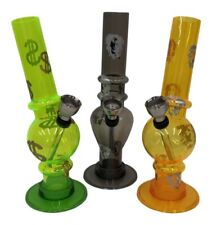 1 Pcs Mini Acrylic Bong 6 Inch Smoking Pipe Hookah Assorted Multi Color UK