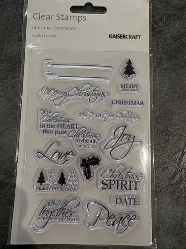 Kaisercraft clear stamps - kaisercraft,