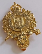 5th City of London Battalion (London Rifle Brigade) Cadets Cap Badge Brass VINTA