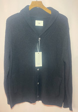 Folk Cardigan Black Heavy Knit