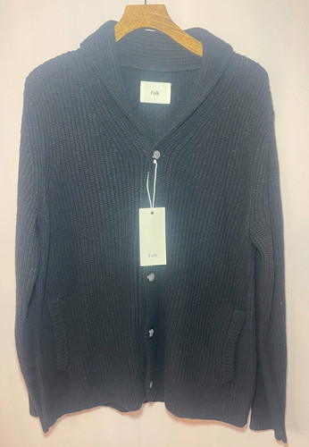 Folk cardigan black - folk,