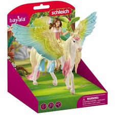 Schleich Bayala Fairy Surah with Glitter Pegasus Collectable Figure 70566