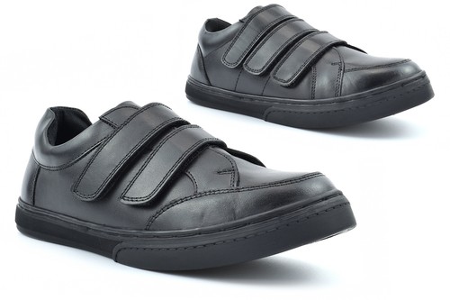 Boys leather school shoes - leather, size