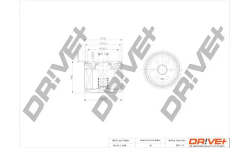 Oil filter for increased