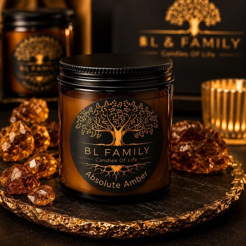 Luxury amber apothecary - luxury, jar
