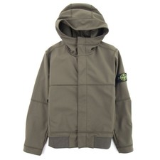 Stone Island Junior Soft Shell Jacket Khaki Age 14 **RRP £295**