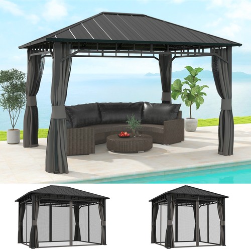 Hardtop gazebo with - hardtop,