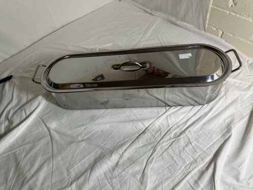 Stainless steel fish poacher - stainless,
