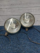 Vintage WIPAC period  front spot / fog lights  For Classic Cars Pair, Parts Only